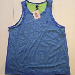 Savage Fenty By Rihanna I Dare Hi Sleep Tank True Blue Medium M NWT